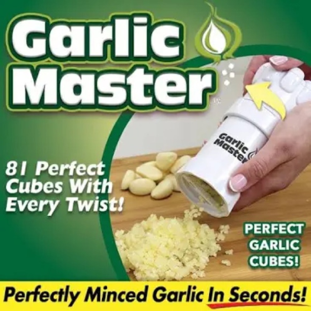 Garlic Master Premium Quality Garlic Cutter with Directions - Used Once